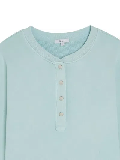 Rails Leonie Button Down Sweatshirt In Blue