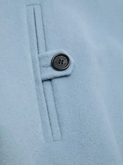 Acne Studios Zip-up Wool Jacket In Blue