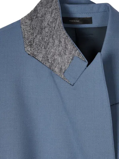 Paul Smith Double-breasted Blazer In Blue