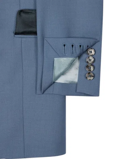 Paul Smith Double-breasted Blazer In Blue