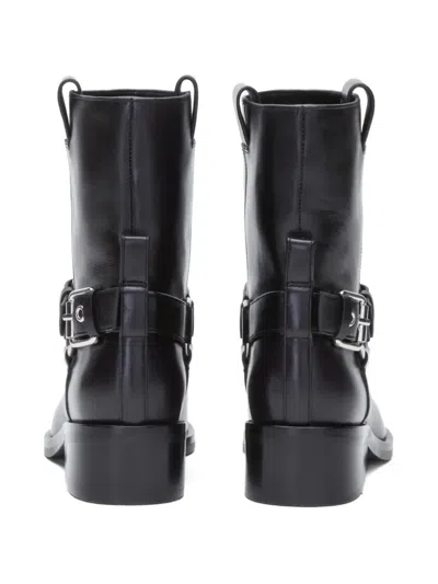 3.1 Phillip Lim Alexa Leather Moto Boots In Black