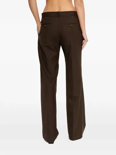 Paul Smith Belt Loop Track Pants In Brown