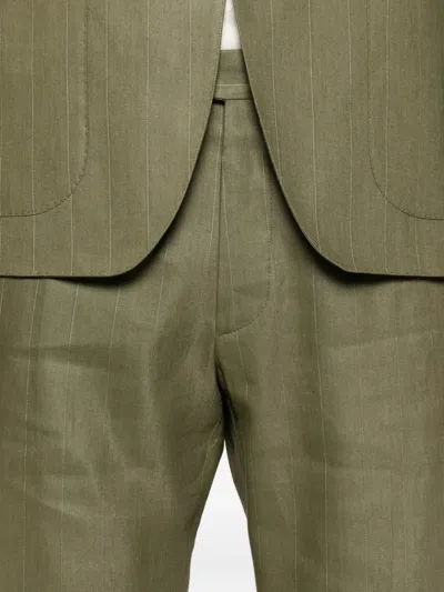 Tagliatore Pinstriped Suit In Multi