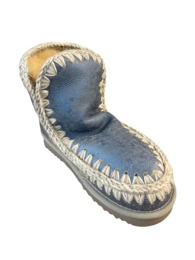 Mou Eskimo 18 Ankle Boots In Blue