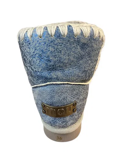 Mou Eskimo 18 Ankle Boots In Blue