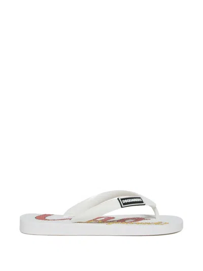 Dsquared2 Logo-detail Slides In Multi