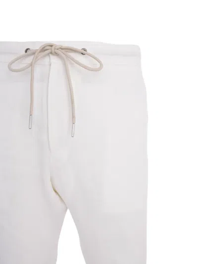 Tombolini Drawstring Trousers In White