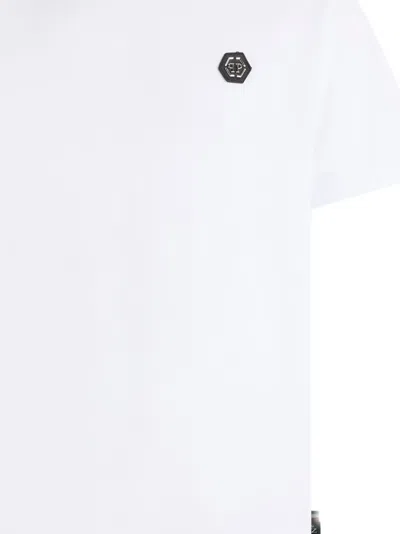 Philipp Plein Lightweight Short Sleeve Crew Neck T-shirt In White
