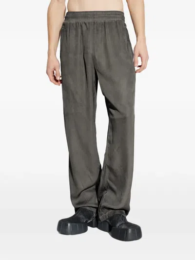 Diesel Elasticated Trousers In Gray