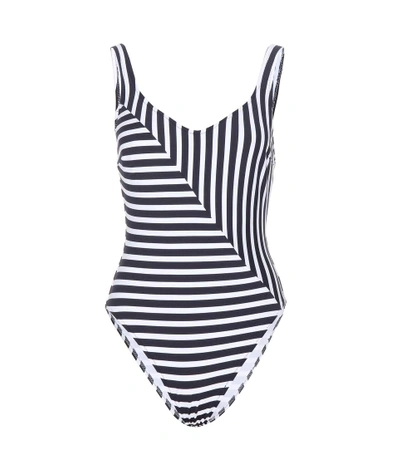 Araks 'harley' Stripe One-piece Swimsuit In Blue
