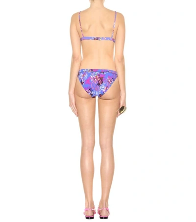 Shop Etro Printed Bikini In Multicoloured