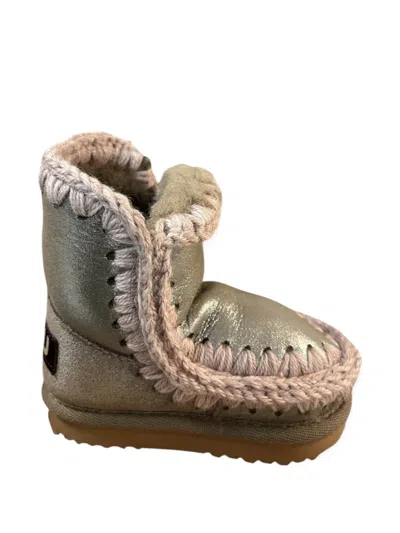 Mou Eskimo Leather Ankle Boots In Multi