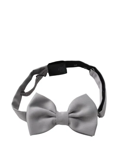 Corneliani Grey Bow Tie In Gray