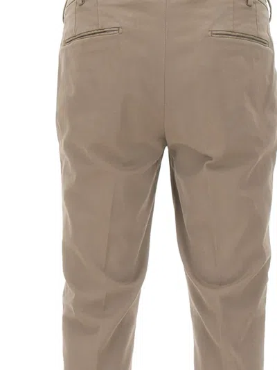 Devore Beige Trousers In Brown