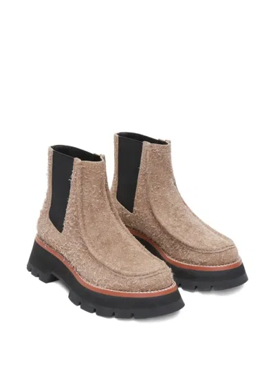 3.1 Phillip Lim Kate Lug Sole Platform Chelsea Boot In Brown