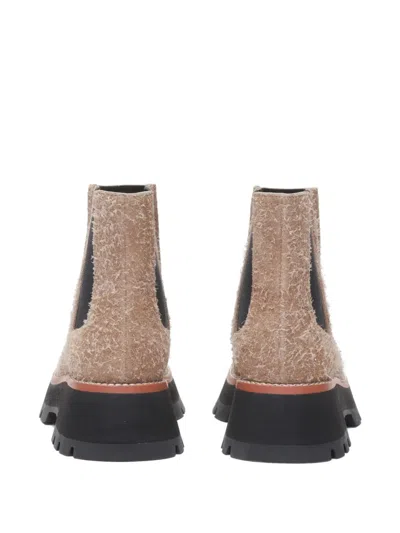 3.1 Phillip Lim Kate Lug Sole Platform Chelsea Boot In Brown