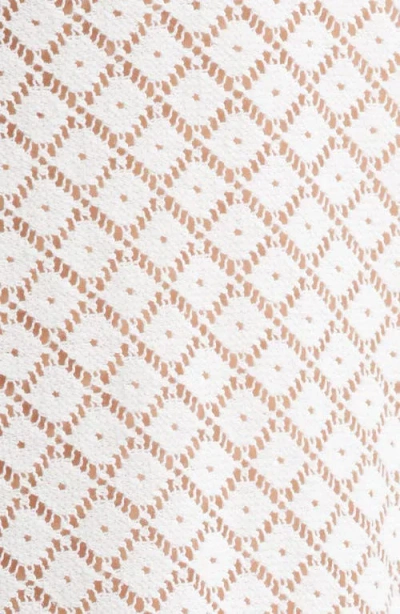 Open Edit Oversize Texture Short Sleeve Button-up Shirt In Multi