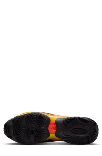 Nike Air Max Muse Mesh-trimmed Metallic Sneakers In Gold