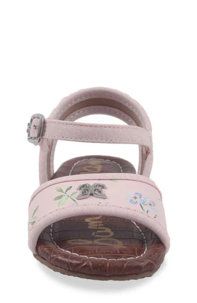 Sam Edelman Kids' Kara Ankle Strap Sandal In Multi