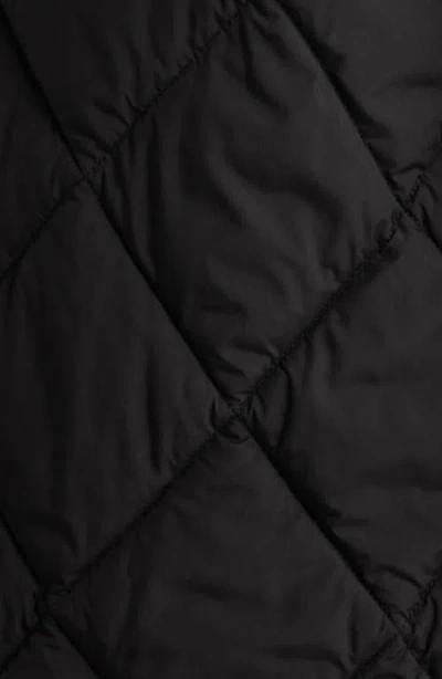 Bernardo Quilted Packable Puffer Jacket In Black