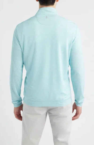 Johnnie-o Pircio Performance Quarter Zip Pullover In Blue