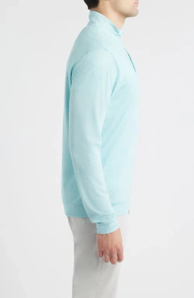 Johnnie-o Pircio Performance Quarter Zip Pullover In Blue