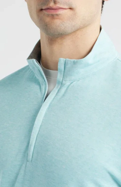 Johnnie-o Pircio Performance Quarter Zip Pullover In Blue