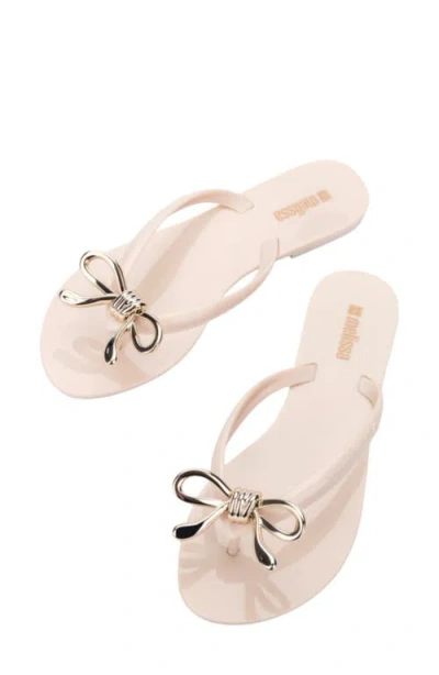 Melissa Harmonic Iris Flip Flop In Pink