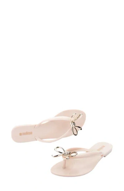 Melissa Harmonic Iris Flip Flop In Pink