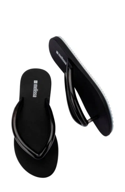 Melissa Airflow Strap Flip-flops In Black