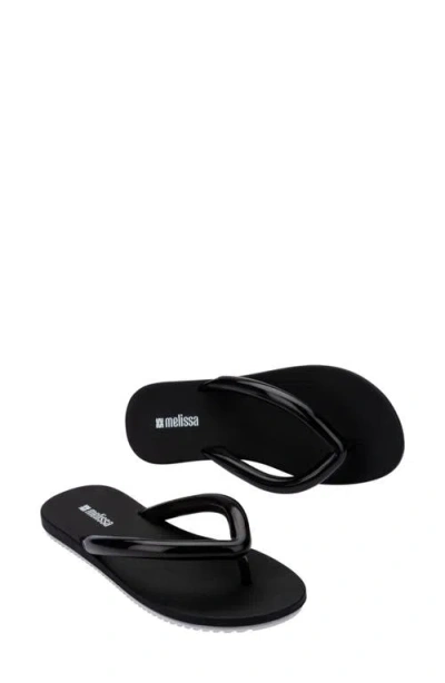 Melissa Airflow Strap Flip-flops In Black