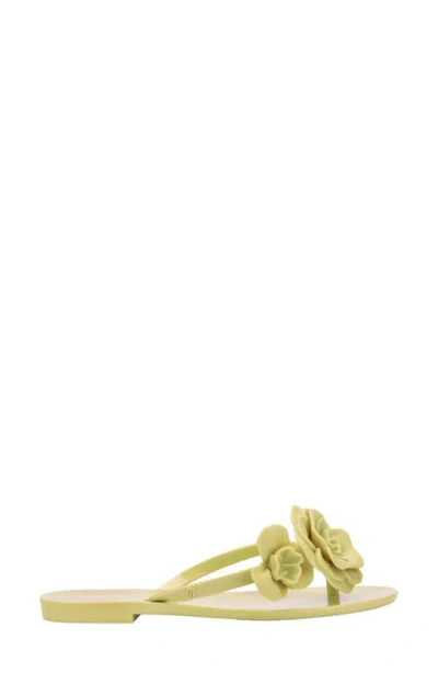 Melissa Harmonic Springtime Flip-flops In Green