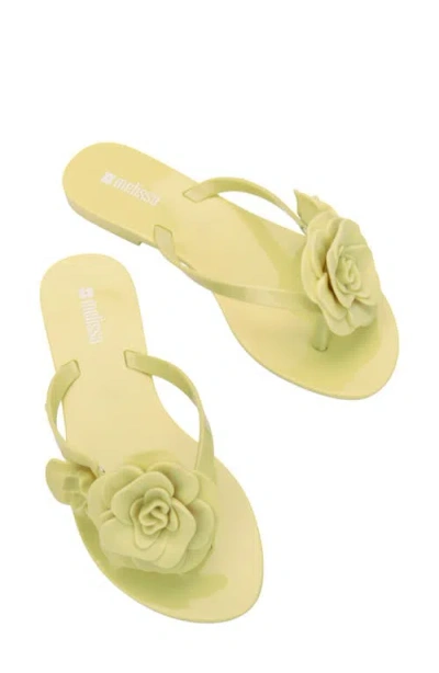 Melissa Harmonic Springtime Flip-flops In Green