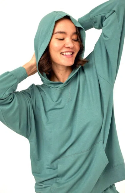 Threads 4 Thought Sylvie Terry Pullover Hoodie In Green