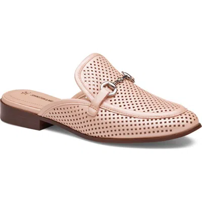 Johnston & Murphy Ali Perforated Bit Mule In Neutral