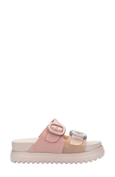 Melissa Cozy Buckled Platform Sandals In Multi