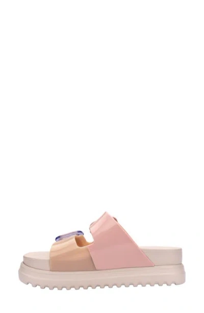 Melissa Cozy Buckled Platform Sandals In Multi