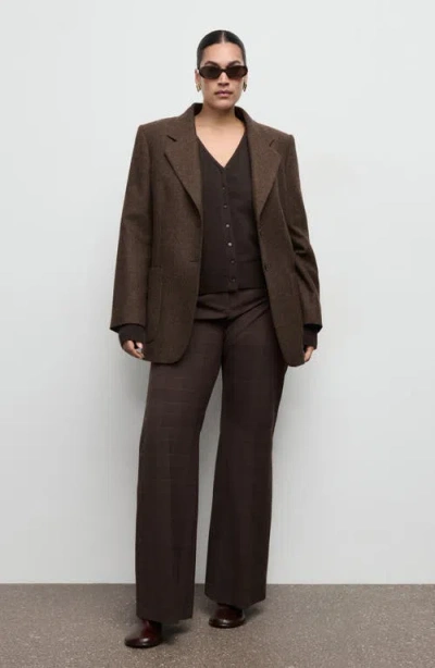 Mango Simone Cardigan In Brown