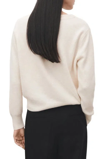 Mango Simone Cardigan In White