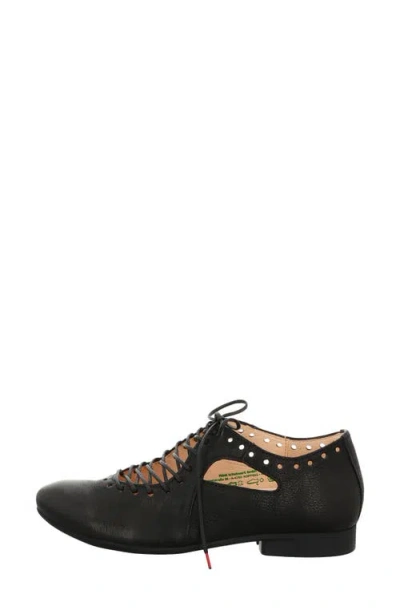Think ! Guad Lace-up Flat In Black