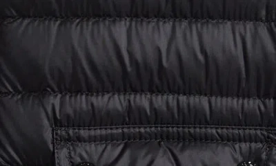 Moncler Lans Nylon Down Jacket In Black