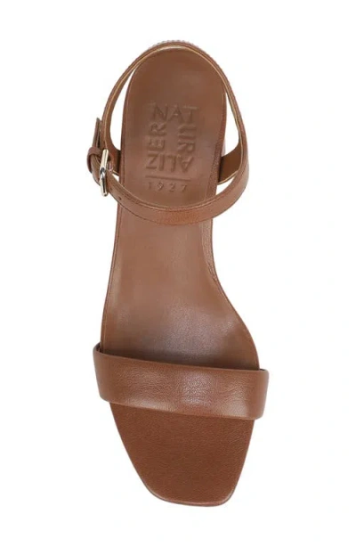 Naturalizer Izzy Ankle Strap Sandal In Brown