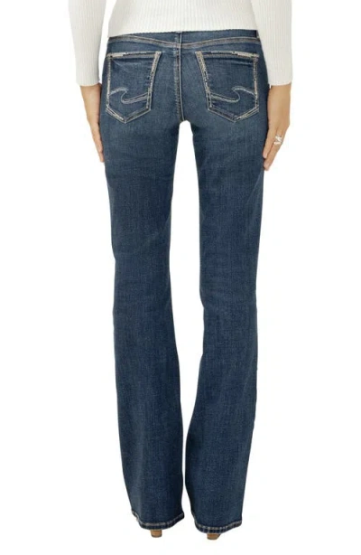 Silver Jeans Co. Elyse Mid Rise Bootcut Jeans In Blue
