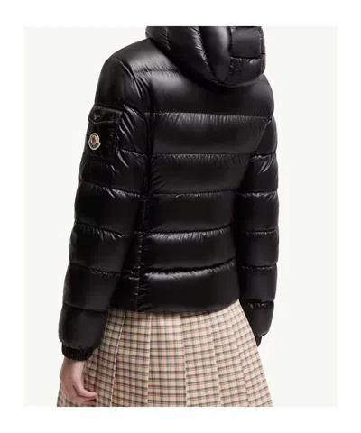 Moncler Long-sleeved Down Jacket In Black