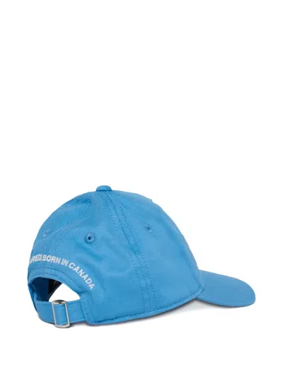 Dsquared2 Logo-print Cap In Blue
