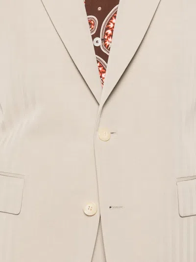 Fursac Buttoned Single-breasted Suit In Green
