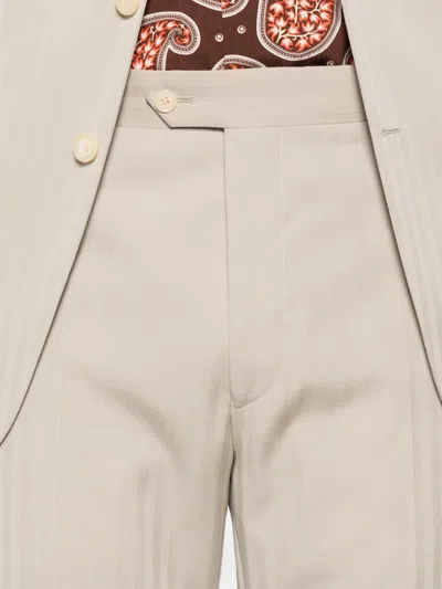 Fursac Buttoned Single-breasted Suit In Green