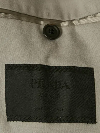 Pre-owned Prada Single-breasted Blazer In Neutral
