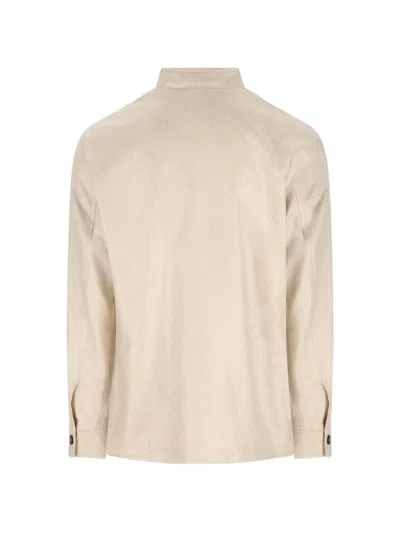 Tagliatore Klein Button-up Jacket In Neutral