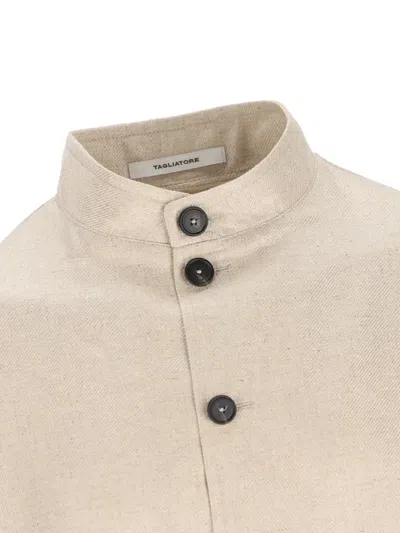 Tagliatore Klein Button-up Jacket In Neutral